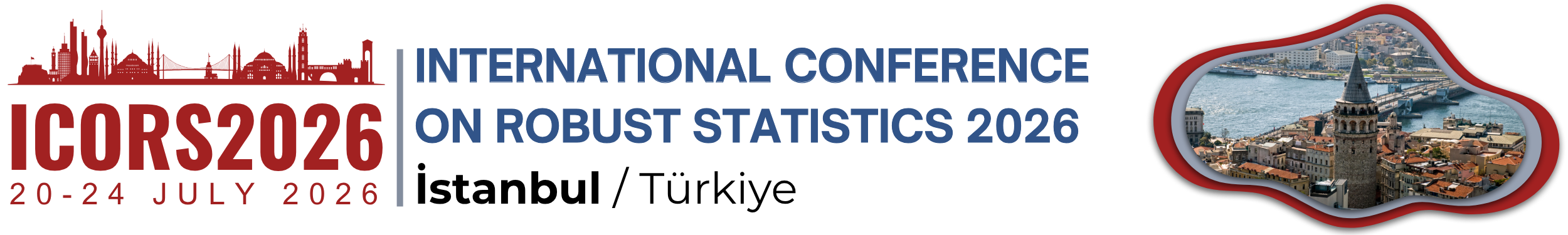 ICORS2026 International Conference on Robust Statistics – İstanbul / Türkiye Logo